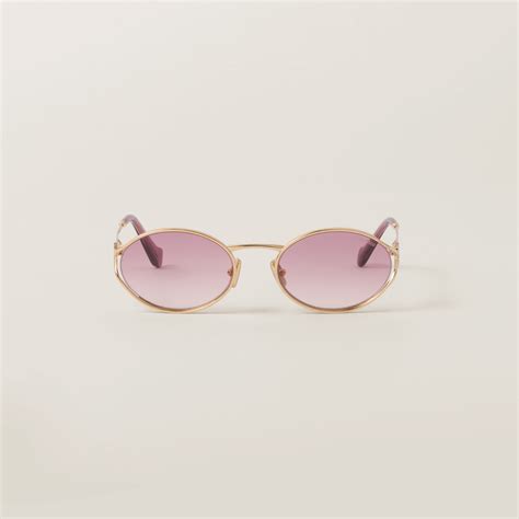 miu miu sonnenbrille rund|Women's Eyewear & Sunglasses .